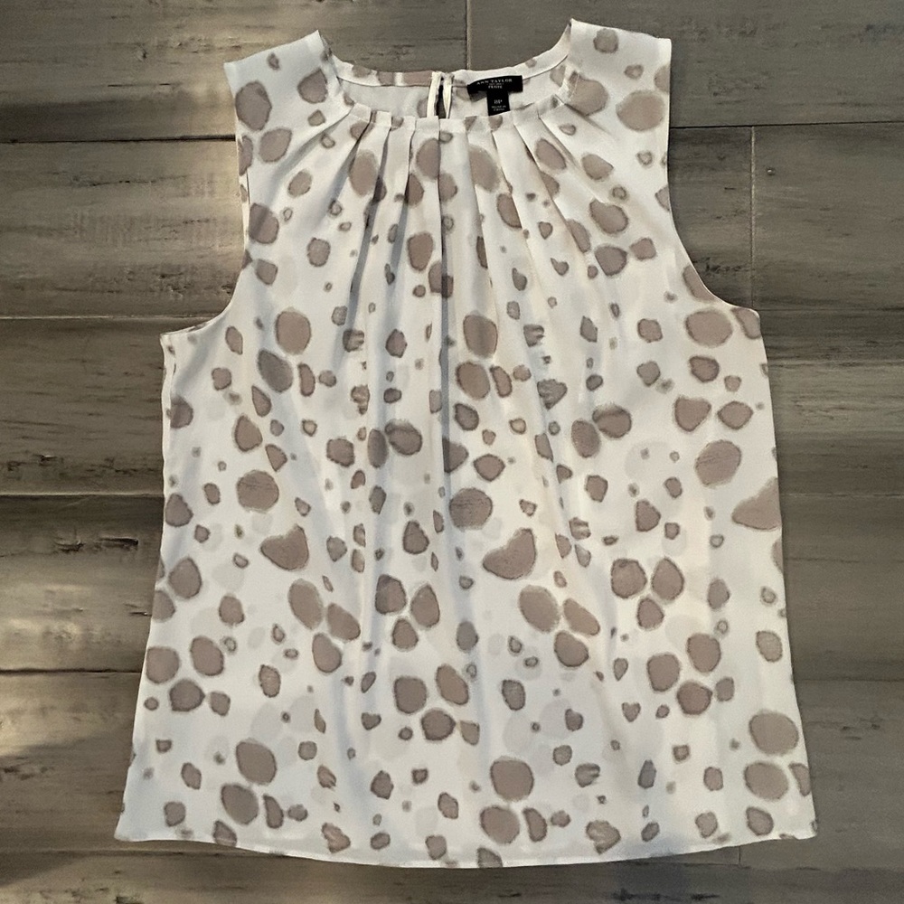 Ann Taylor Blouse Top, 8 Petite